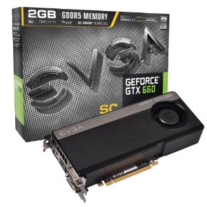 EVGA GeForce GTX 660 SUPERCLOCKED 2048MB GDDR5 DVI mHDMI DP Graphics Card 02G-P4-2662-KR