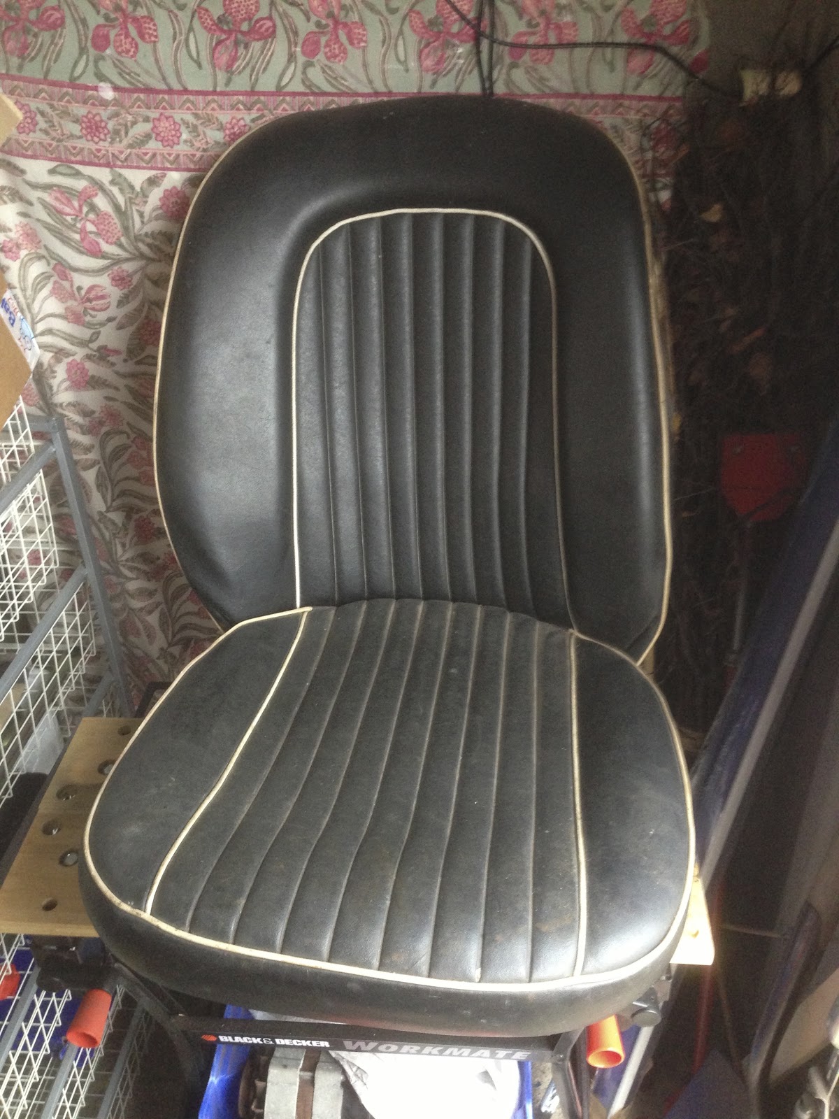 Musings of a Triumph Spitfire Mk3 Owner Mk3 Spitfire Seat Renovation Pt1