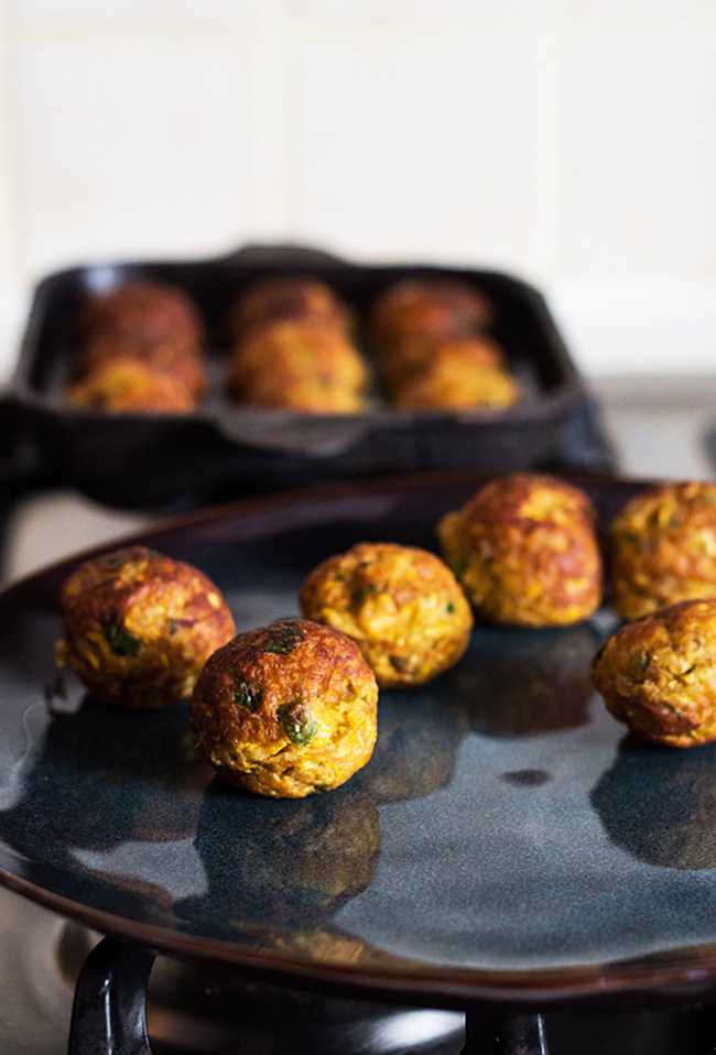 summer squash & walnut kofta A Bit Wholesomely