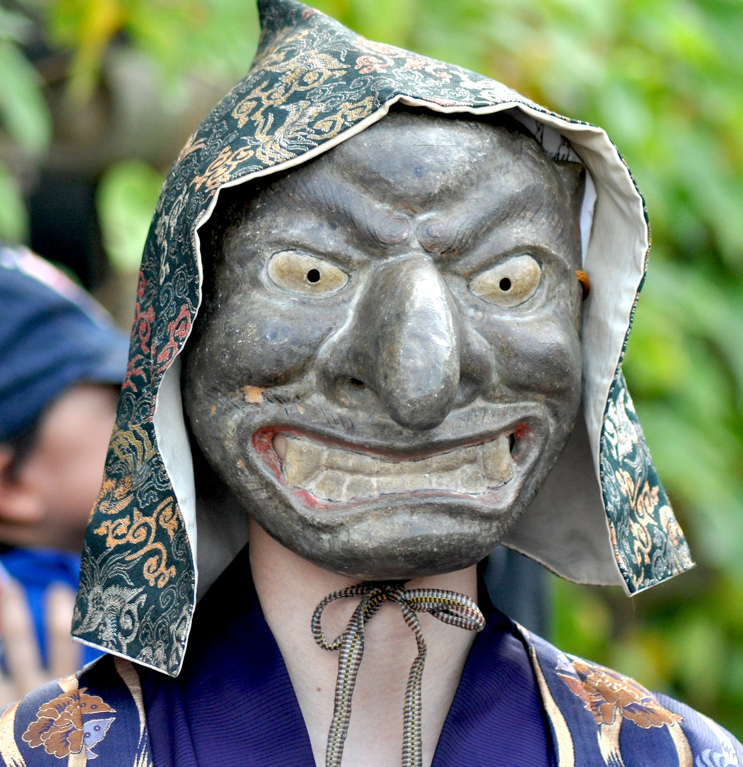 Menkake Gyoretsu Japanese Mask Festival in Kamakura
