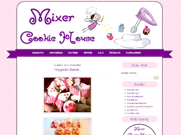 Mixer Cookie Blog Logo Kartvizit Tasarımı
