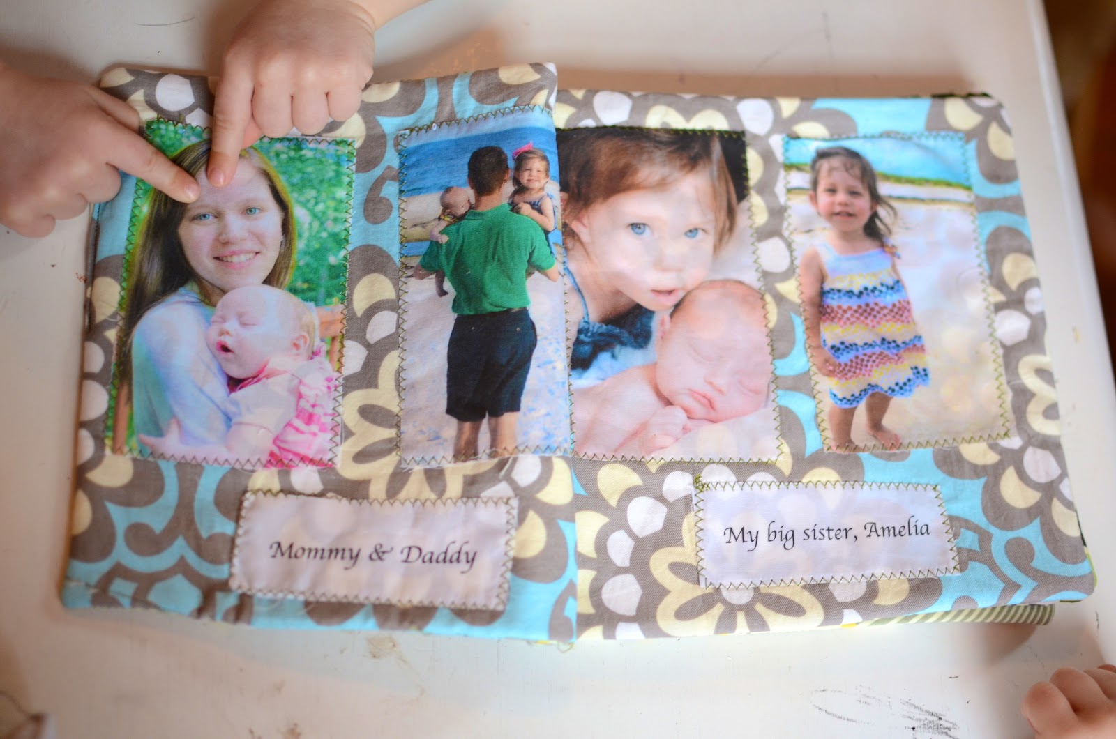 The Feminist Housewife How to Make a Fabric Baby Book