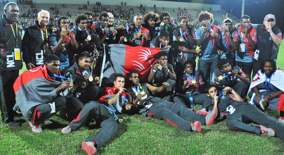 Periodismo de fútbol mundial Juegos del Pacífico 2015 Nueva Caledonia