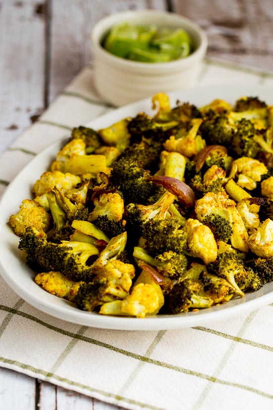SlowRoasted Broccoli and Cauliflower with Curry Kalyn's Kitchen