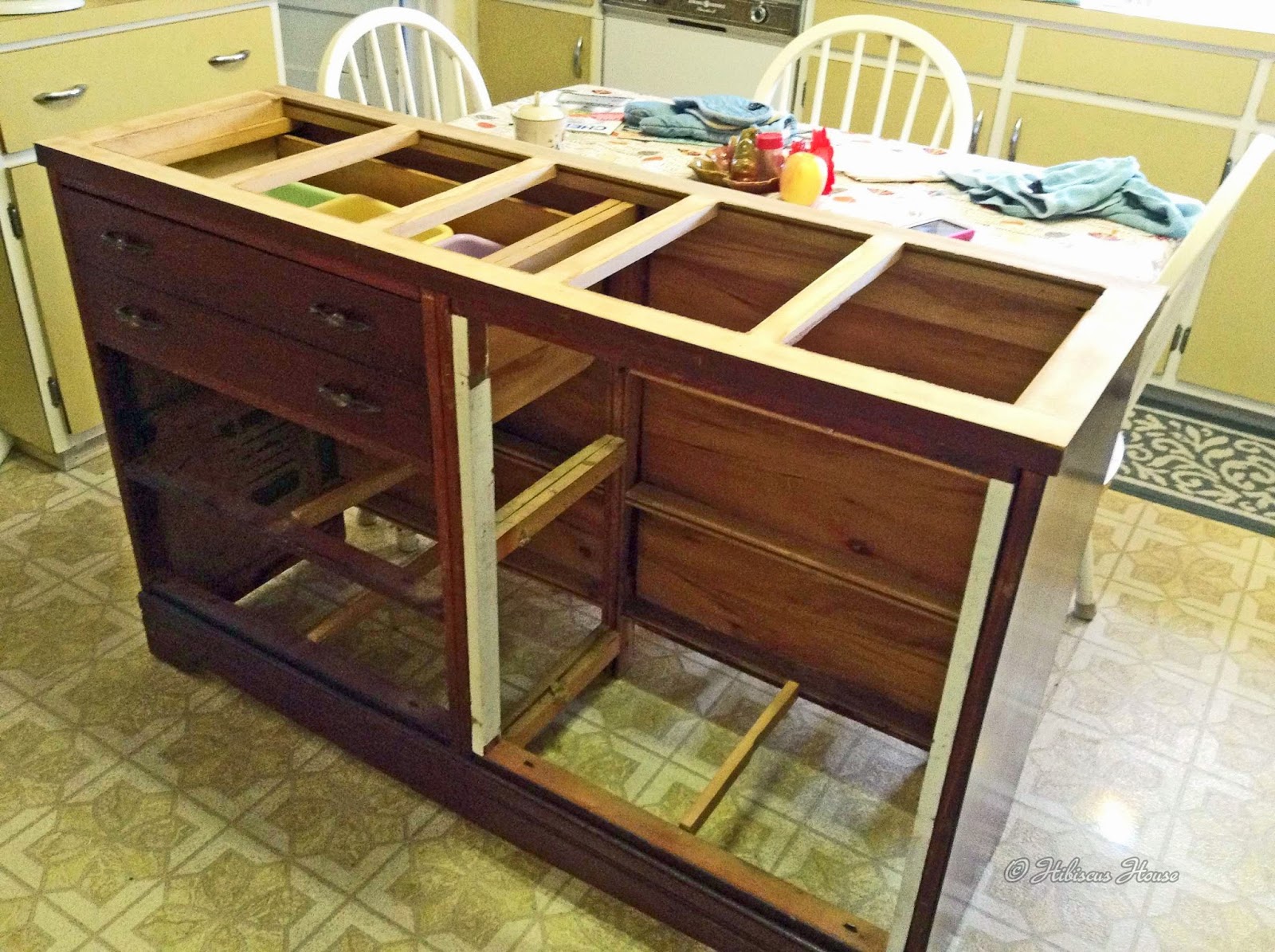 Hibiscus House Repurposing a Dresser for Little to No Cost