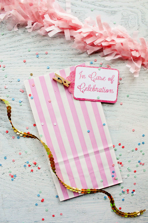 Icing Designs DIY Confetti Window Treat Bags