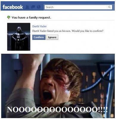 Funny Star Wars Facebook Status