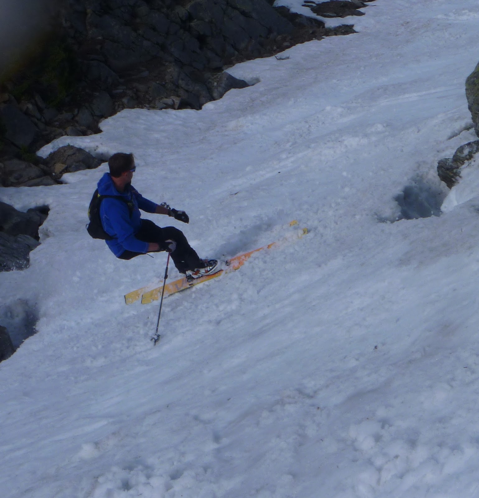 Cold Thistle Skiing mount position question?