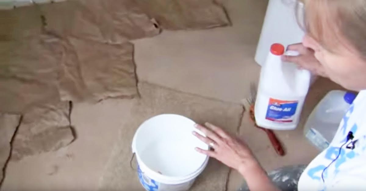This Stunning Diy Paper Bag Floor Only Cost 65 To Make Diy