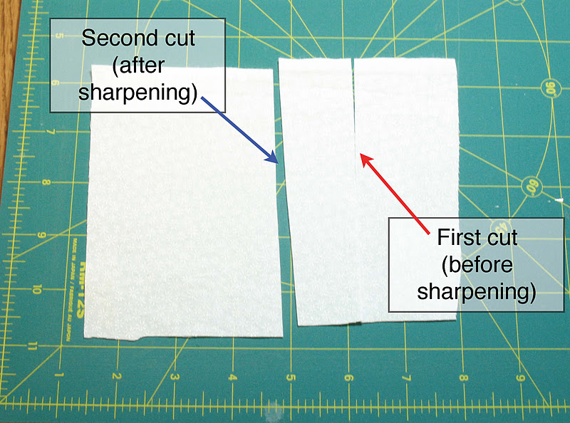 Neighborhood Quilt Club How To Sharpen a Rotary Cutter (Cheaply!)