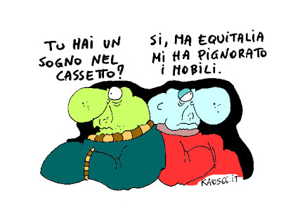 Vignetta - crisi economica e sequestri