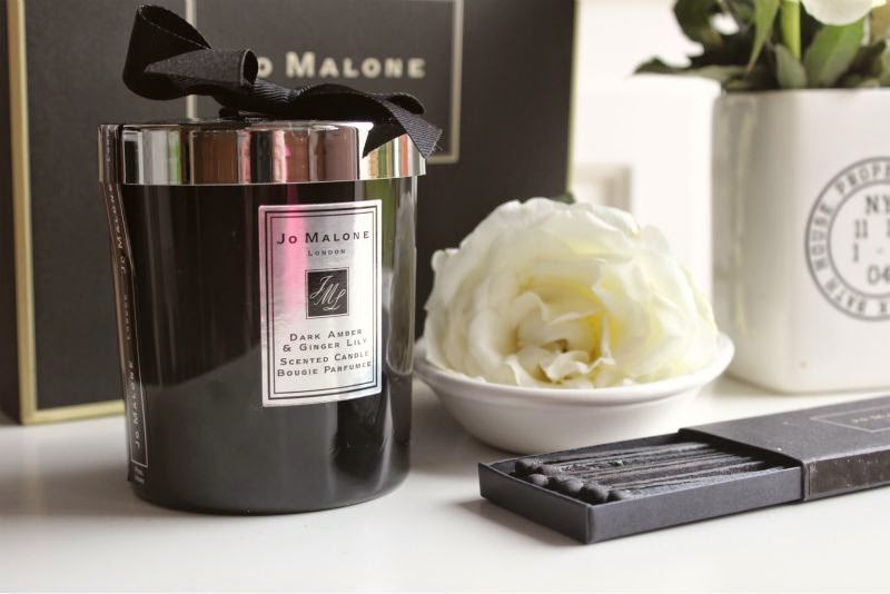 Jo Malone Intense Dark Amber and Ginger Lily Candle The Sunday Girl
