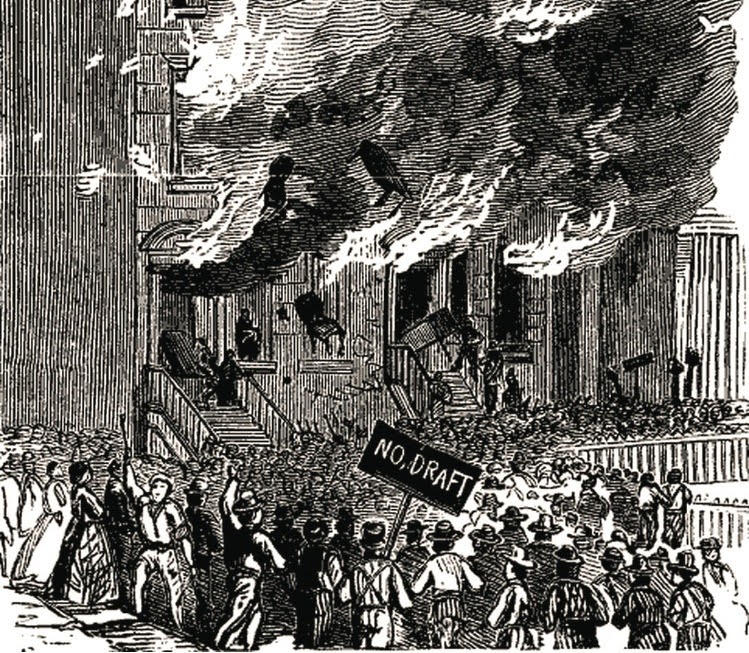Today in History JULY 13 = New York City Erupts in Draft Riots