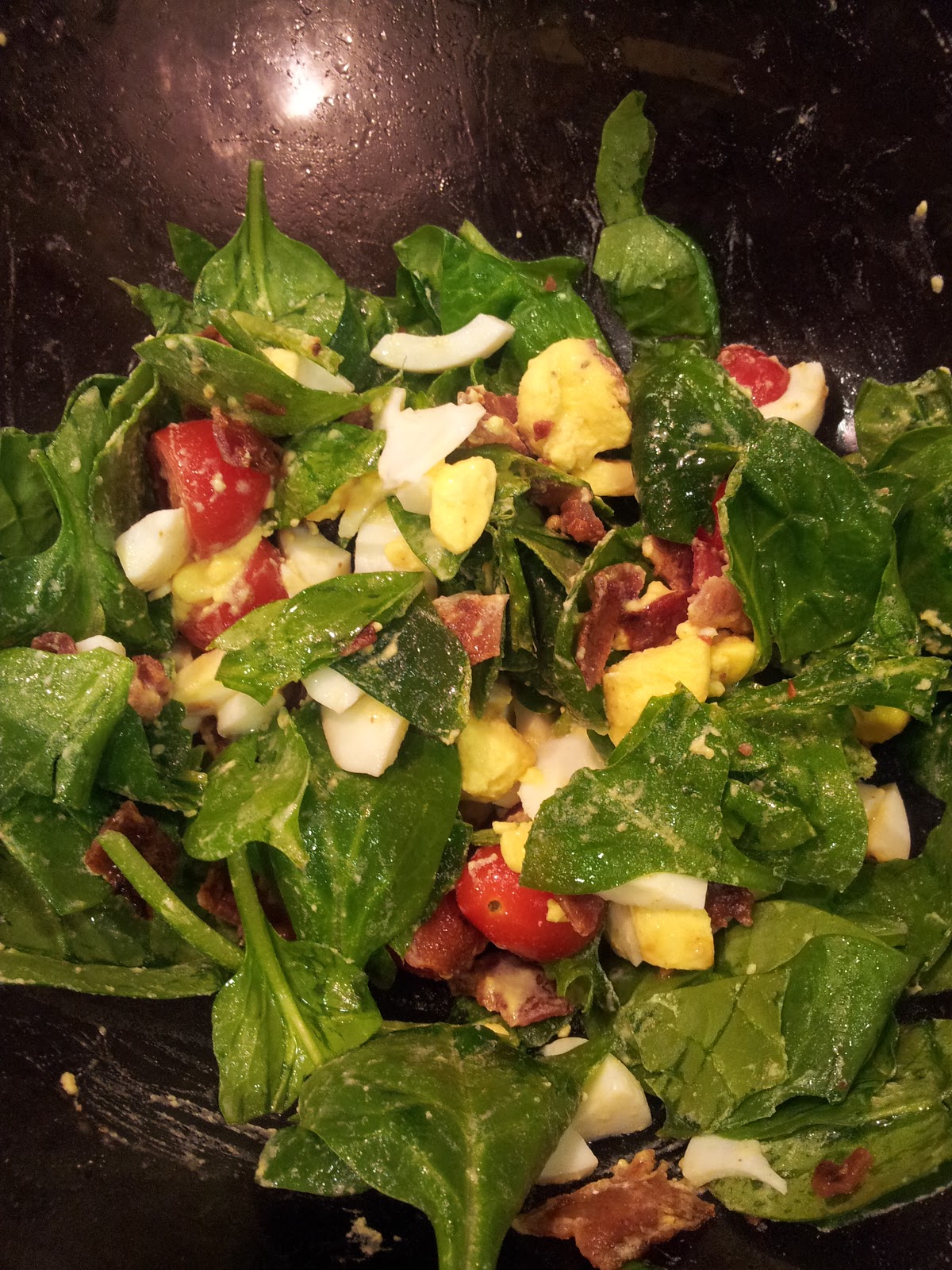 Adventures in Cooking: Easy Spinach Salad