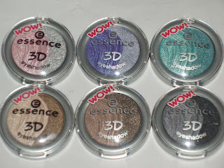 Essence 3D eyeshadows