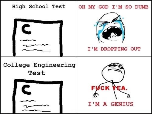 high school vs college