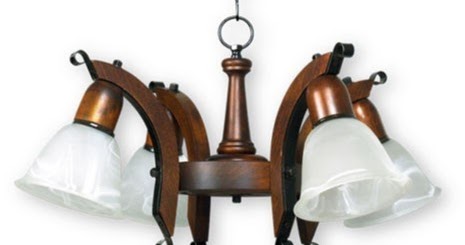 VO Iluminación: Arañas en Madera