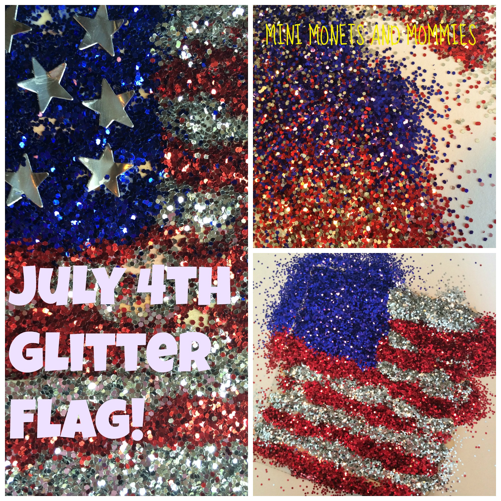 Crafting with Kids: 4th of July Popsicle Flag