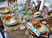 Eucalyptus & Copper Fall Tablescape