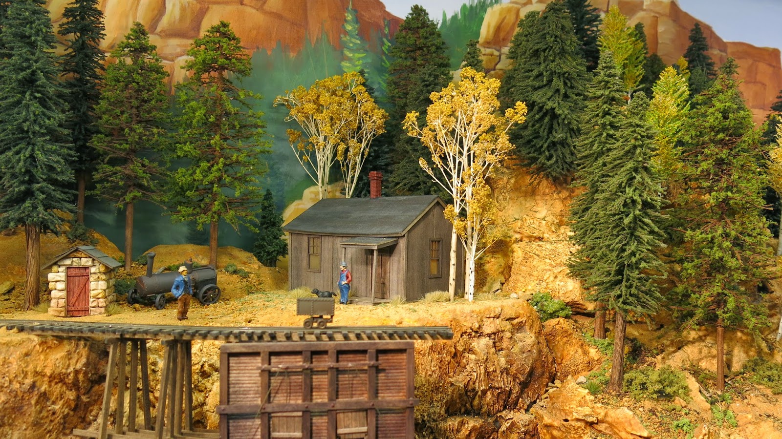 Geared Steam Dallas Area Train Show Jan 2015