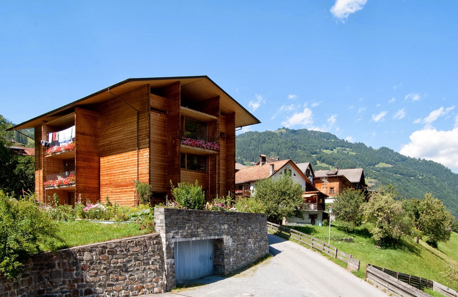 Peter Zumthor Luzi House Peter Zumthor Architekt Aussenanlagen Peter Zumthor Luzi House Peter Zumthor Architekt Aussenanlagen