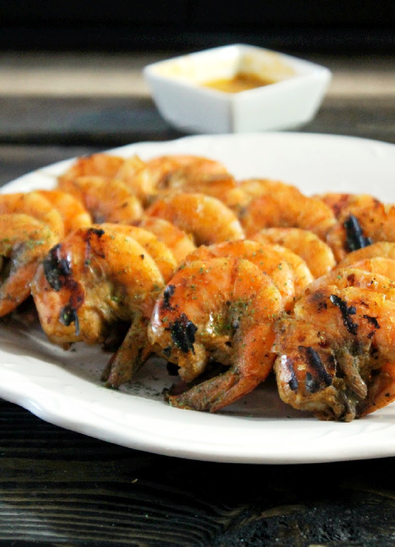 Creole Contessa Grilled Jamaican Jerk Shrimp with Mango Chutney