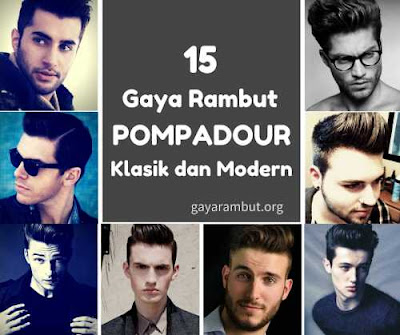 gaya rambut pompadour klasik dan modern gaya rambut pompadour klasik dan modern_62335987