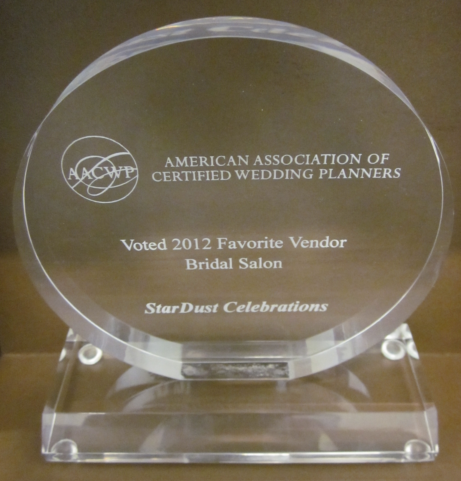 Fly Me To The Moon Stardust Chosen As Favorite Bridal Salon By Aacwp