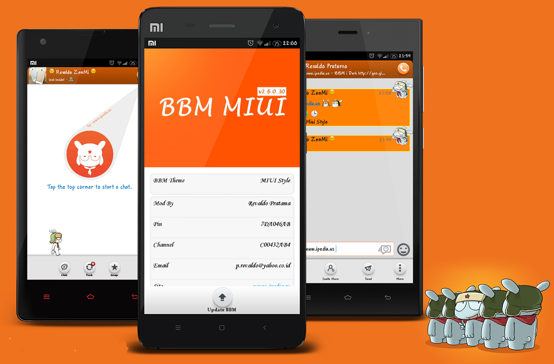 BBM Mod MIUI Versi 2.8.0.21 Apk Orange Theme With Floating Tab BBM Mod MIUI Versi 2.8.0.21 Apk Orange Theme With Floating Tab