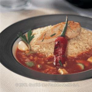 Traditional Moroccan Couscous with Chicken Recipe | Arabic Food Recipes