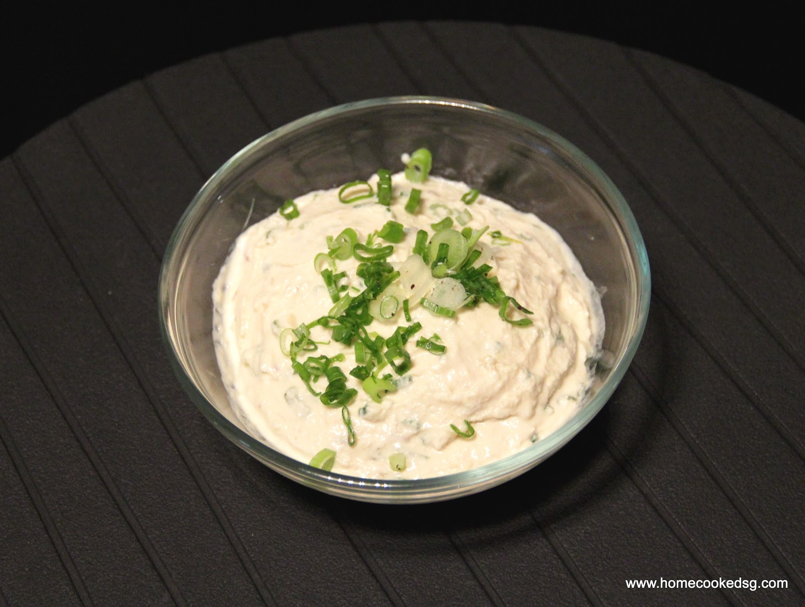 Home Cooked SG Baked Garlic Onion and Anchovy Cheese Dip