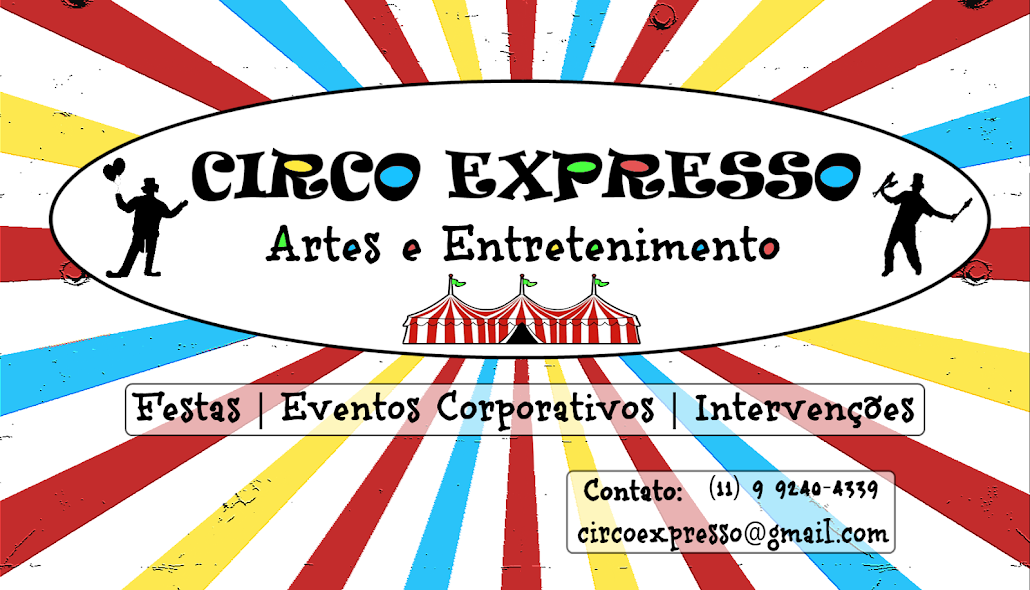 Bem vindo ao Circo Expresso - Artes e entretenimento!