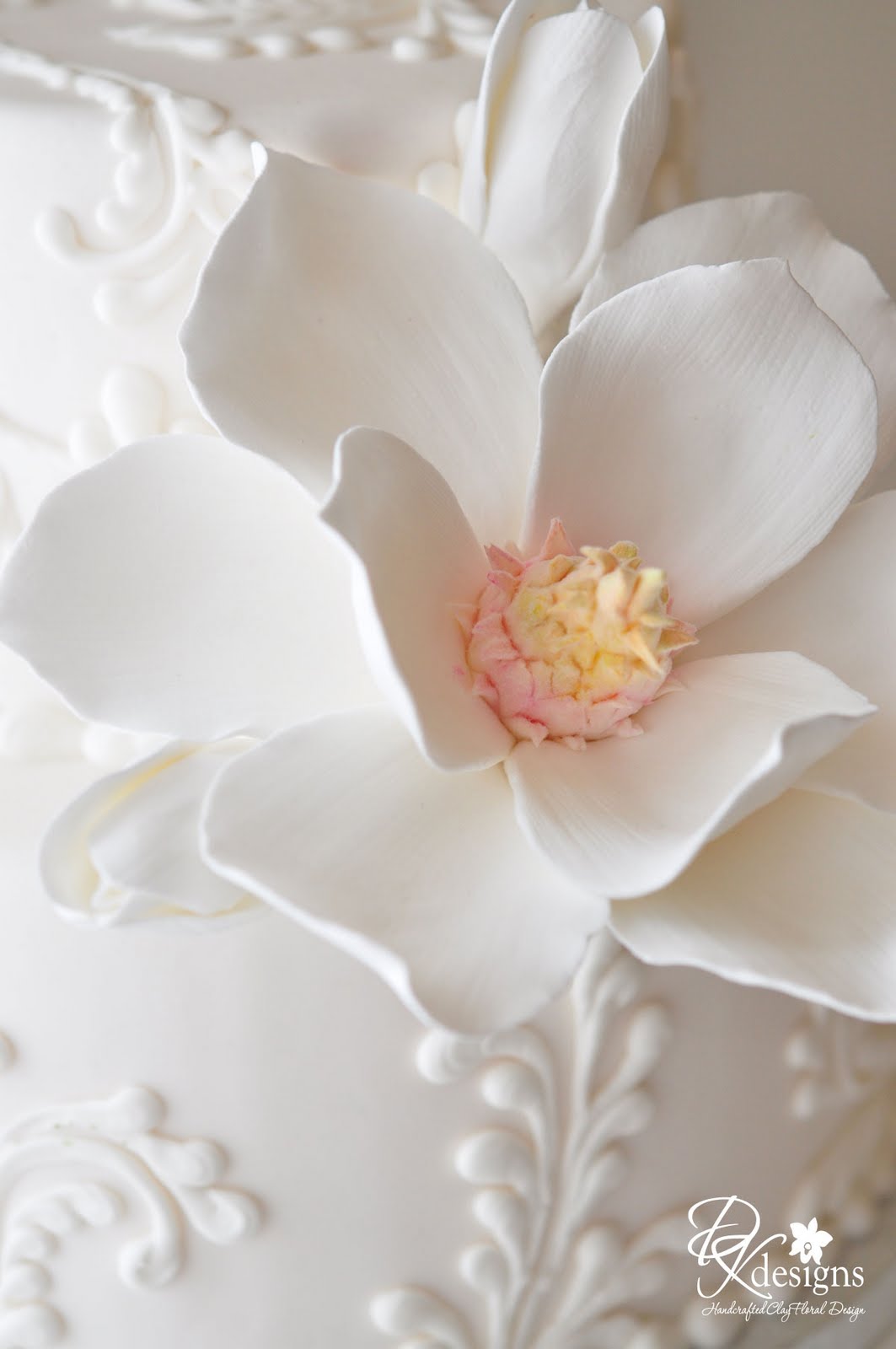 DK Designs Large Form Magnolia Cake Flower