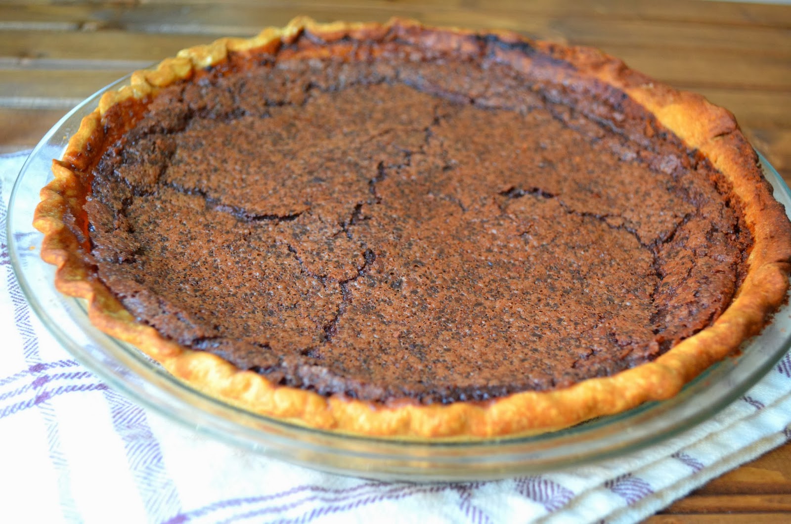 The Savvy Kitchen Chocolate Pie