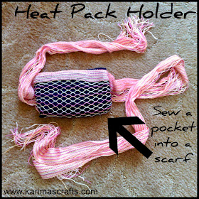 heat pack belt using scarf great ideas muslim blog
