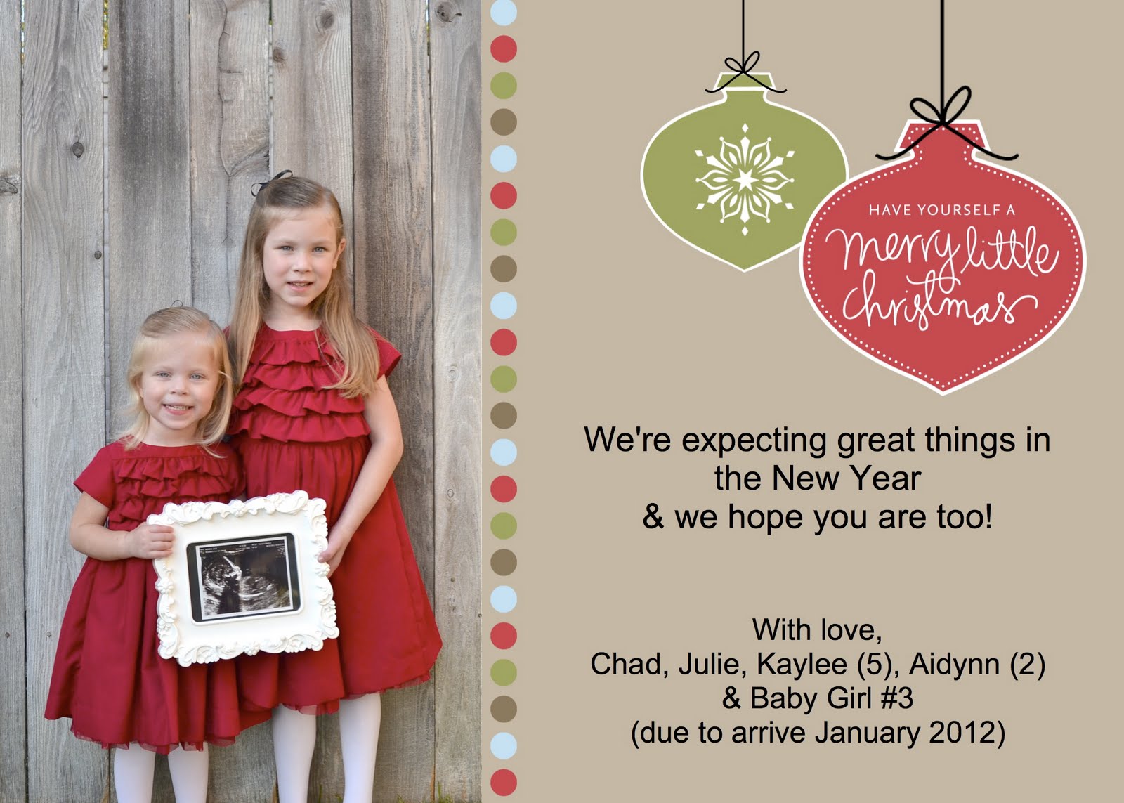 random craft handmade christmas 2011 digital holiday cards