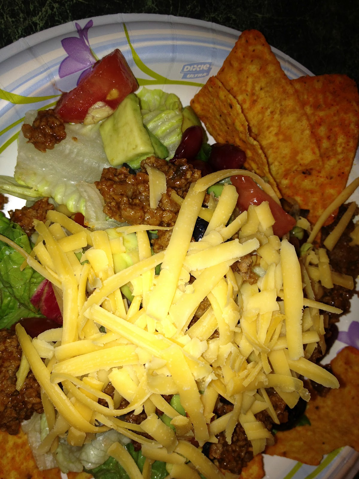 Eat Like a Diabetic Taco Salad