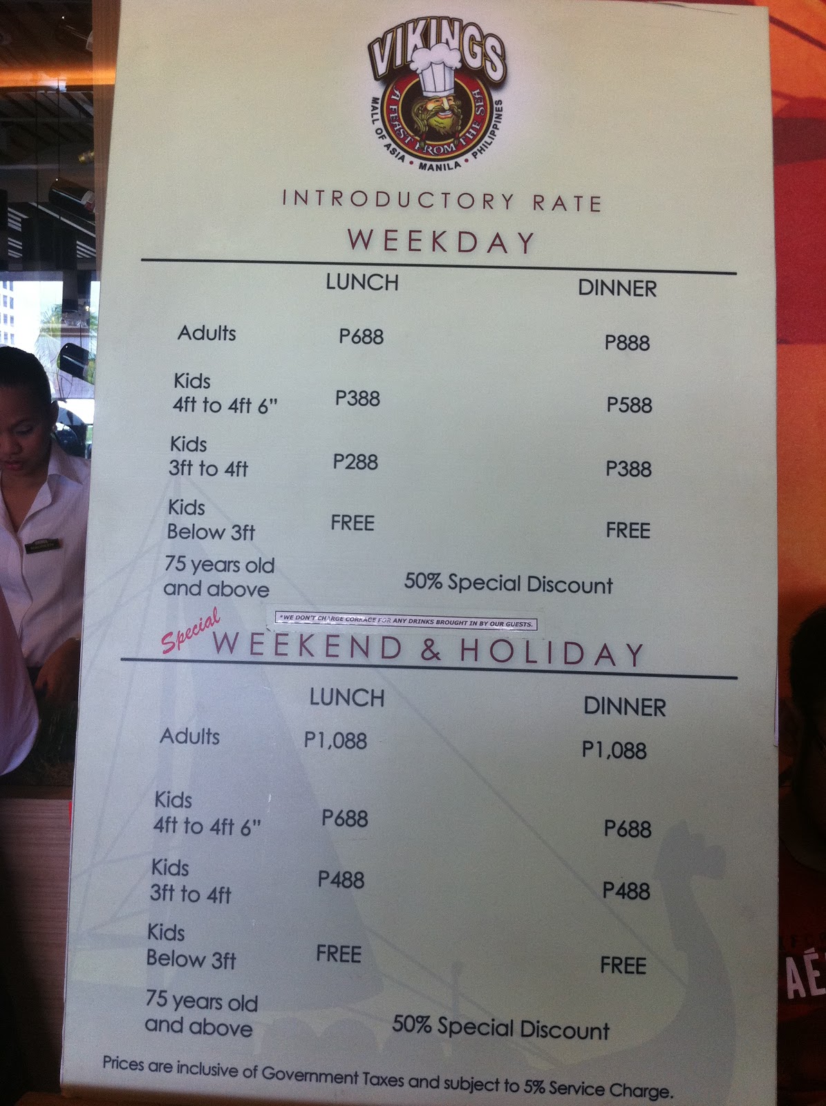 tetadventurer Lunch Buffet Vikings