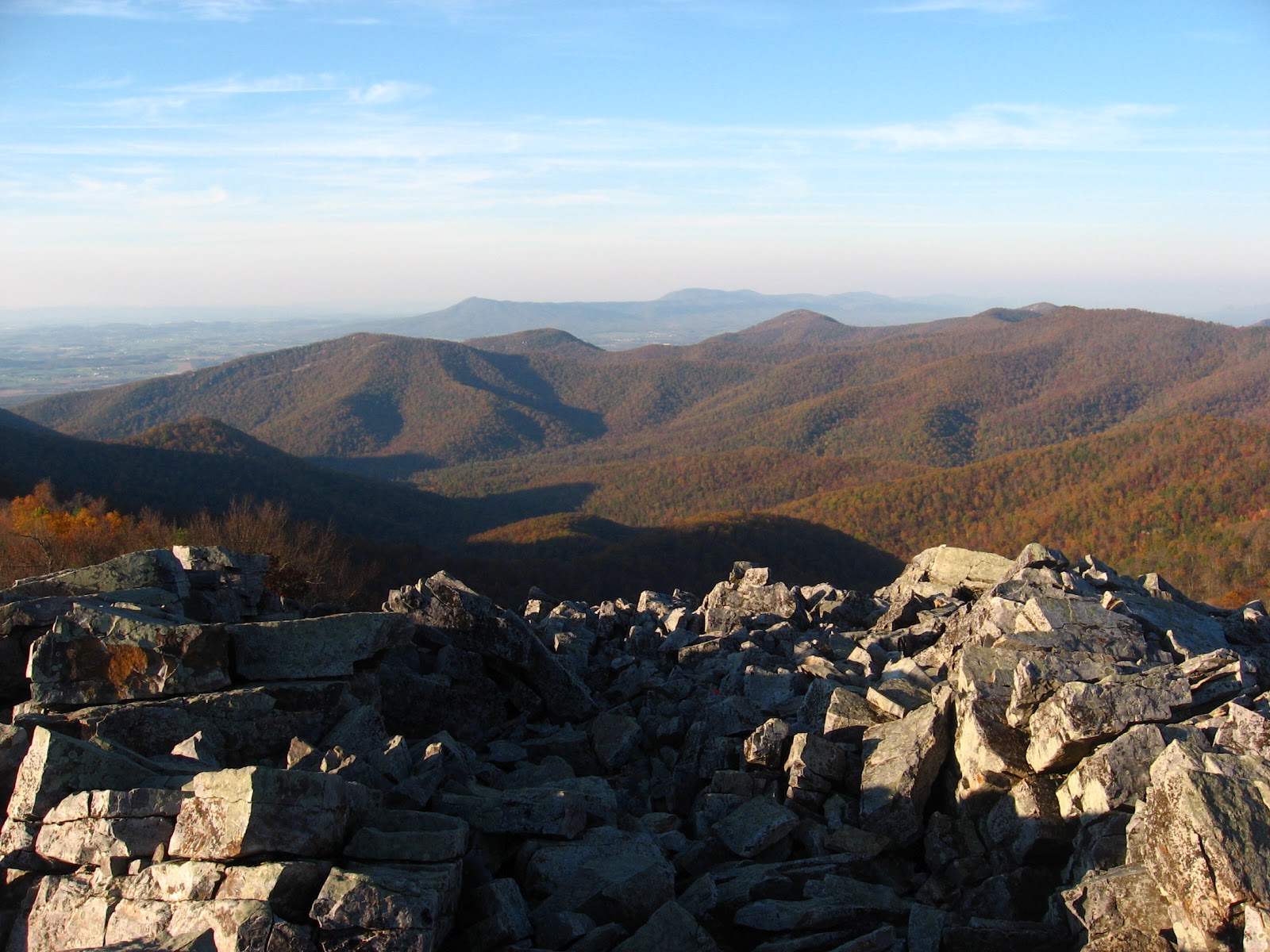 Hiking Shenandoah Blackrock