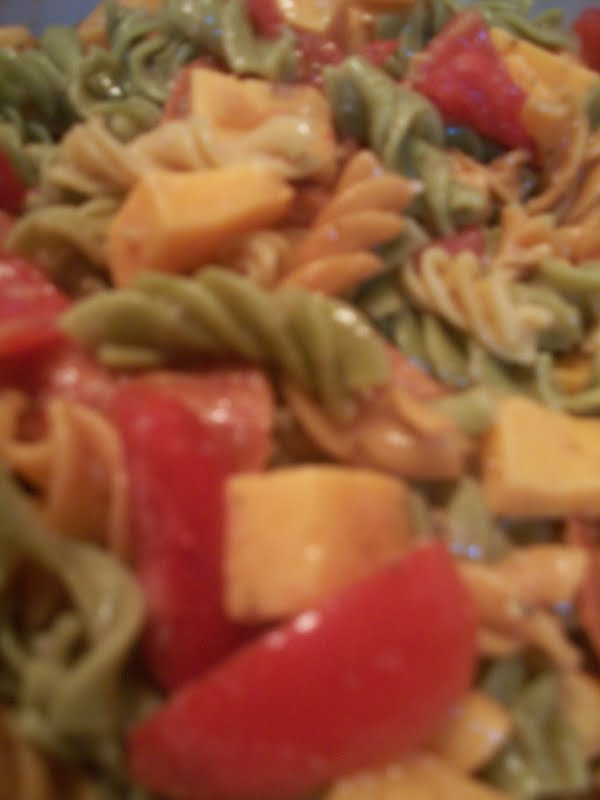 Pams Party & Practical Tips Pizza Pasta Salad