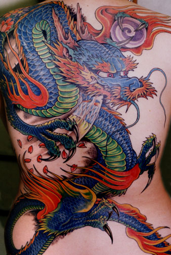 feminine dragon tattoos