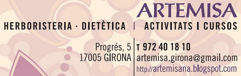 <p align="center">ARTEMISA</p> Herboristeria · Dietètica