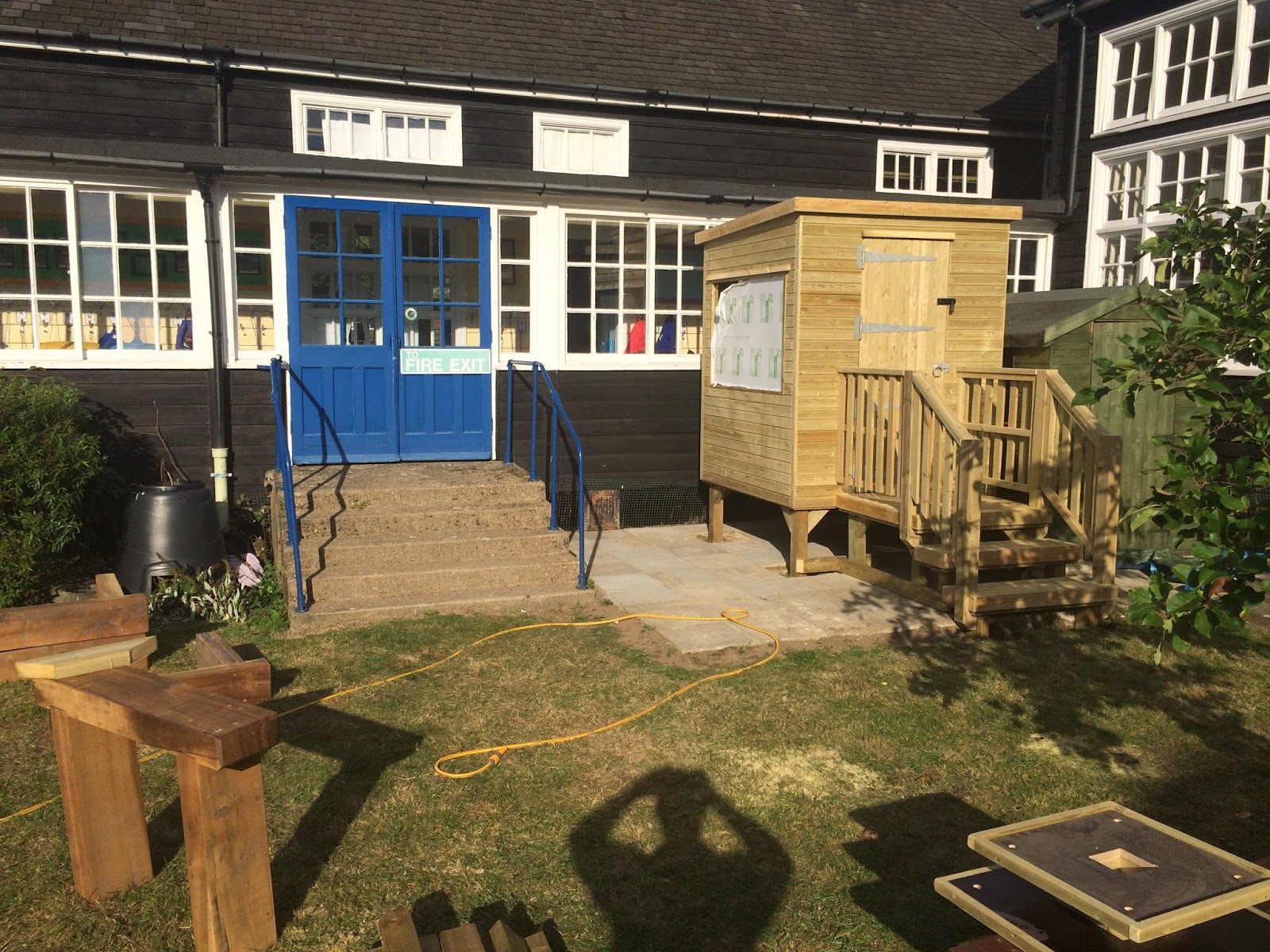 Clockhouse Primary School Operation renovation Quad area has begun!