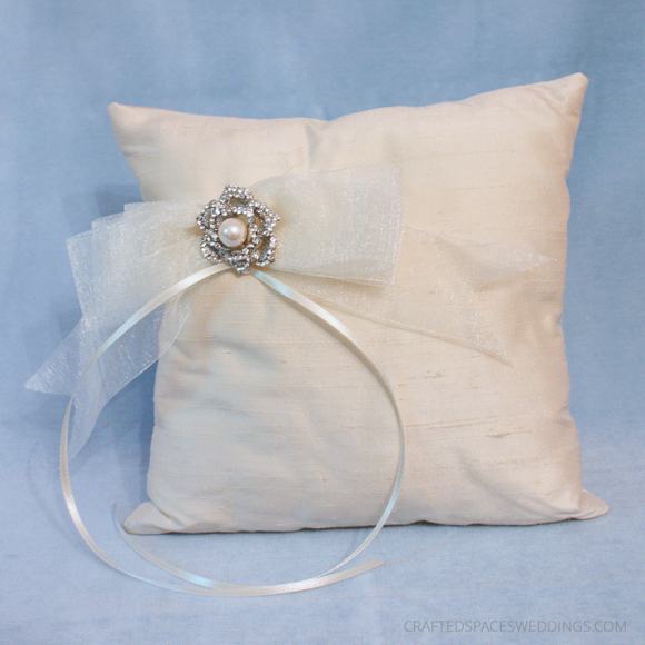 Crafted Spaces Weddings DIY Ring Pillow
