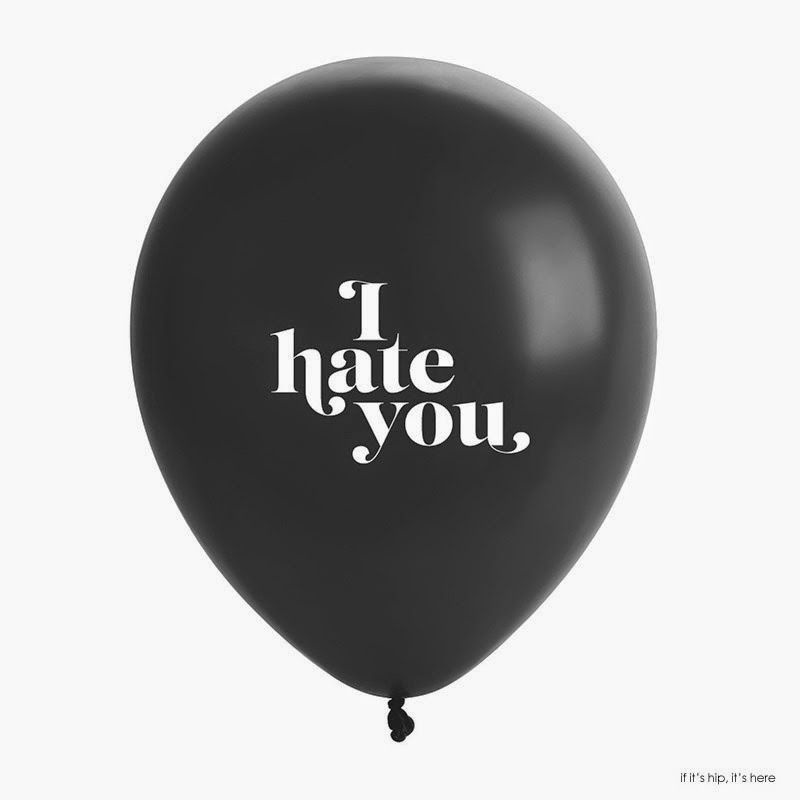 JERK BALLOONS 'Cause It's More Fun To Insult Someone Through Festive Latex Forces of Geek we