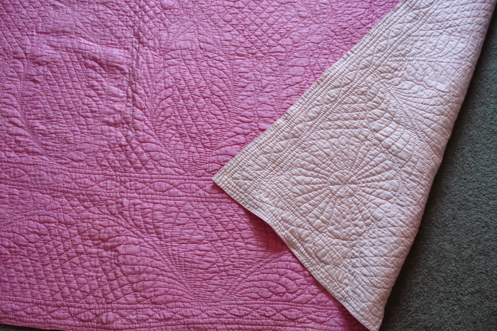 Welsh Quilts Pink Durham Quilt