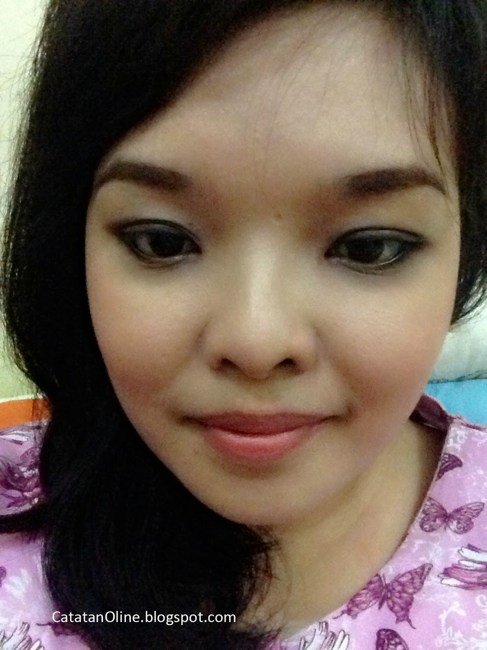 Review Product Tutorial Making Eyeliner By Using Eye Shadow Borneo
