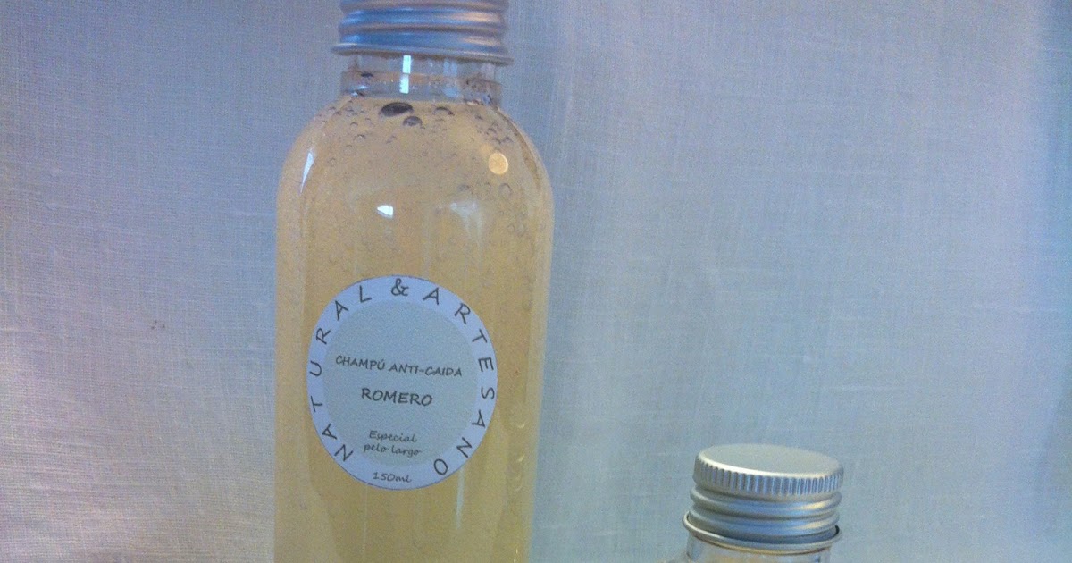 Natural y Artesano Champú de Romero (Anticaida)