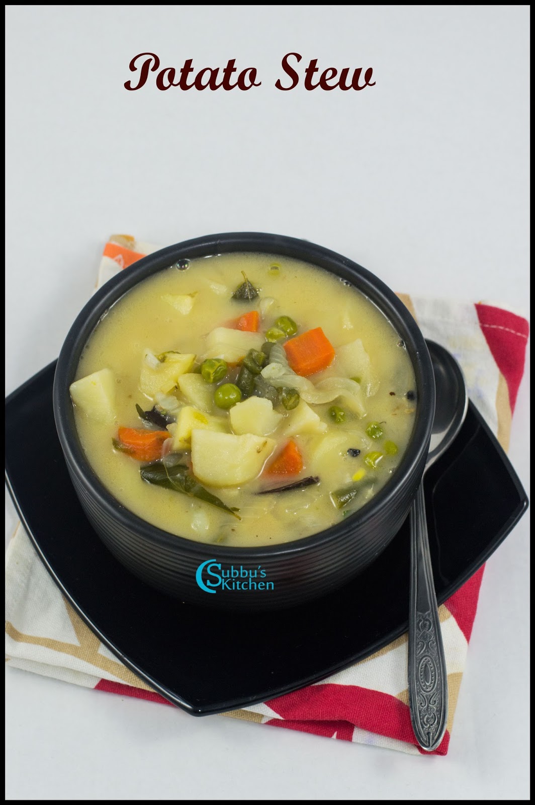 Kerala Style Potato Stew Recipe Subbus Kitchen