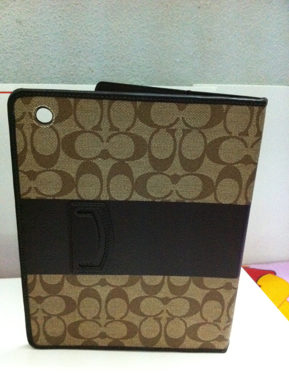 Authentic Luxury Items Bargain Price COACH Heritage Stripe Tablet Case 77261